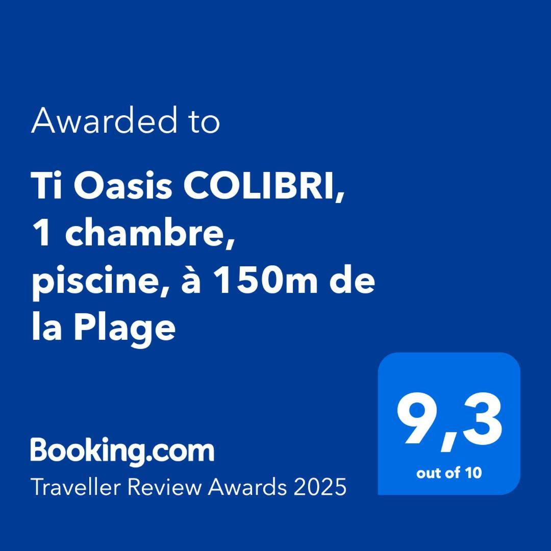 Ti Oasis Colibri, 1 Chambre, Piscine, A 150M De La Plage Sainte-Luce Eksteriør billede